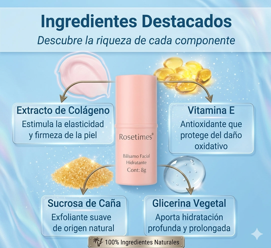 Bálsamo Facial Hidratante Antiarrugas